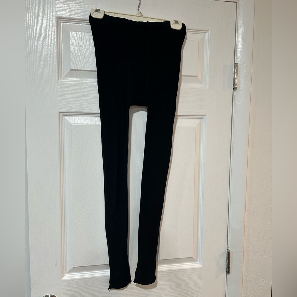 Black Maternity Pantyhose